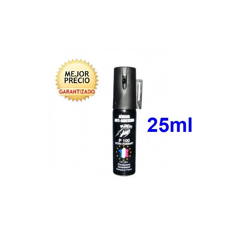 SPRAY DEFENSA DE GAS CS GEL DE 25ML PARA USO INTERIOR Y EXTERIOR