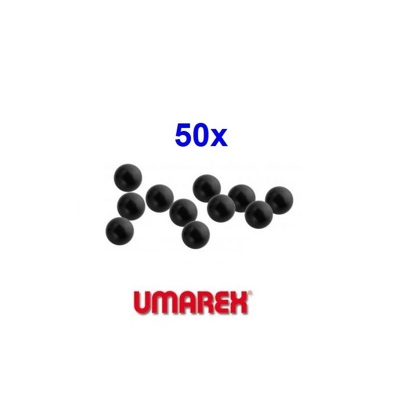 BOLAS GOMA CALIBRE 50 T4E PARA PISTOLA Y REVOLVER UMAREX