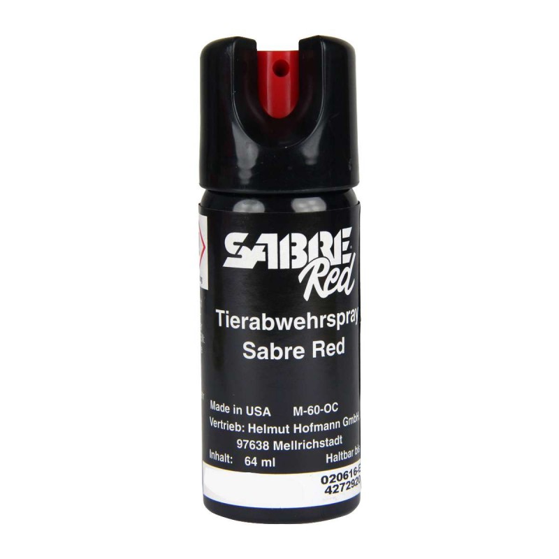 Spray de pimienta SABRE RED 64 ml en chorro modelo Magnum