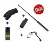 DEFENSA ELECTRICA TASER 309 CON 4000 KV + DEFENSA EXTENSIBLE 21" + PUÑO AMERICANO ACERO + SPRAY DEFENSA 40 ML