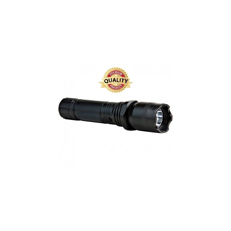 PORRA LINTERNA DEFENSA ELECTRICA POLICIAL MOD. 2013 CON 1000 KV Y CON LUZ LED SEGADORA DE 160 LUMENS